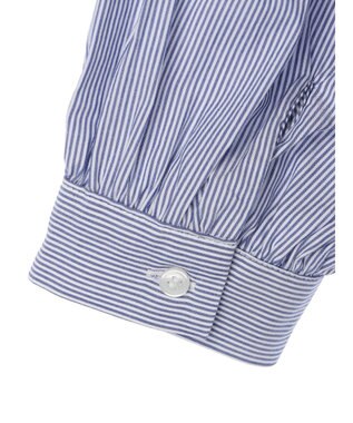 AMERICAN HOLIC フリルバンドカラーシャツ Stripe