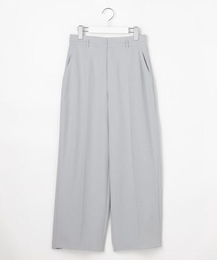 ANY SIS L スマートビューティストレッチベルト ワイドパンツ グレー