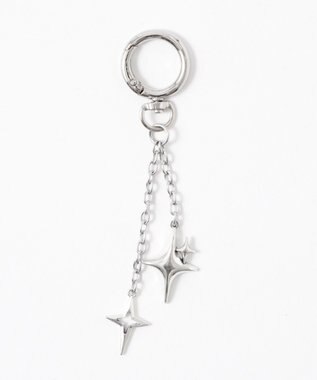 WEGO キラキラチャーム付きドラムボストンバッグ ブラック