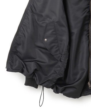 23区 S 【SLOW/一部店舗限定】リバーシブルボアコンビ ブルゾン スレートグレーボア xブラック