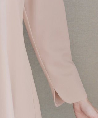 Tiaclasse スカラップ襟チュニック グレージュ