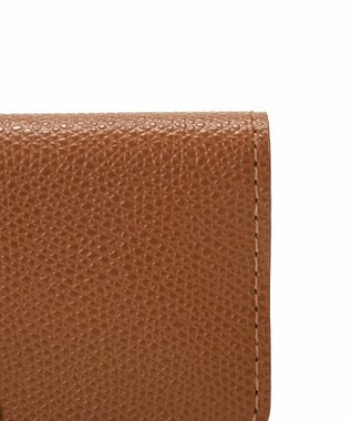 TOPKAPI 【TOPKAPI】角シボ型押し・ 名刺入れ COLORATO コロラート ブラウン
