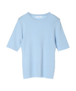 Green Parks 洗える　コンパクトニットプルオーバー Light Blue