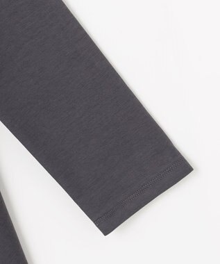 組曲 L バックフレアロングＴシャツ グレー系