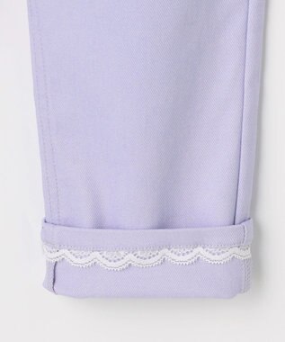 ANY KIDS 【洗濯機可能】ときめきストレッチ ネコパンツ ラベンダー