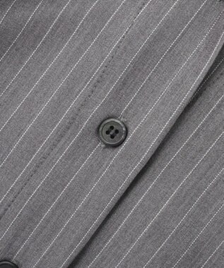 AMERICAN HOLIC 【2点セット・マルチ機能】タイトスカート+ショート丈シャツ Stripe Gray