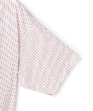 23区 L 【Lサイズ限定】リラックスシルエット スキッパーシャツ ピンク系