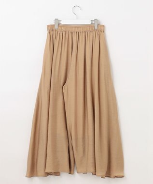 UNFILO ヴィンテージライク ギャザーパンツ サンドベージュ