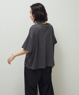 Green Parks アソートロゴ切替Ｔシャツ Charcoal Gray