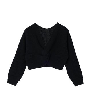 earth music&ecology ツイストデザインニット