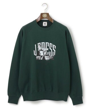 J.PRESS MEN 【AaronChang】【UNISEX】プリントスウェット シャツ グリーン系