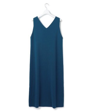 23区 S 【洗える】レイヤードニットツイン ワンピース ピーコックグリーン系