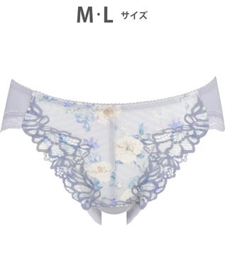 WACOAL ショーツ 【リボンブラ 脇すっきり】 BRB433とペア はきこみ丈あさめ ナイロンベア天竺素材(バック) レディース PRA133 /ワコール