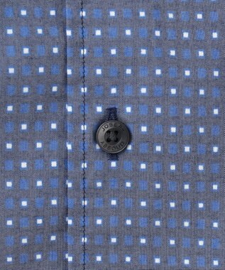 JOSEPH ABBOUD 【ストレッチ・洗える】ストレッチ プリント シャツ ネイビー系5