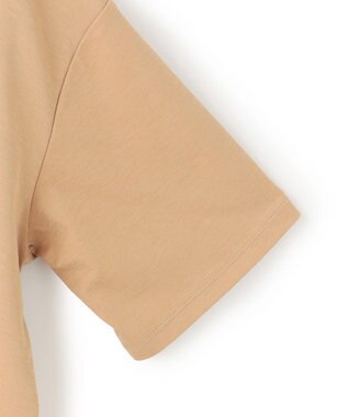 ICB 【接触冷感・UVケア・吸水速乾・洗える】グレースジャージー イレギュラーヘムカットソー チノベージュ系