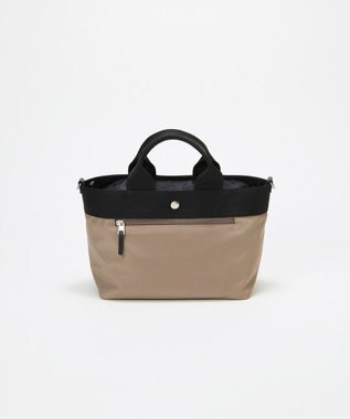 TOPKAPI 【Breath TOPKAPI sis】【WEB限定】ナイロン トート バッグ ショルダー付き 軽量 / RIPPLE リプル グレージュ