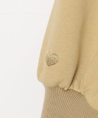 Feroux 【セットアイテム】裏毛プルオーバー×ランダムプリーツ スカート ベージュ系