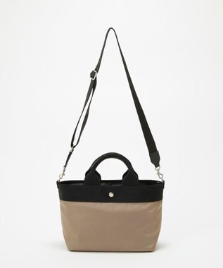 TOPKAPI 【Breath TOPKAPI sis】【WEB限定】ナイロン トート バッグ ショルダー付き 軽量 / RIPPLE リプル グレージュ