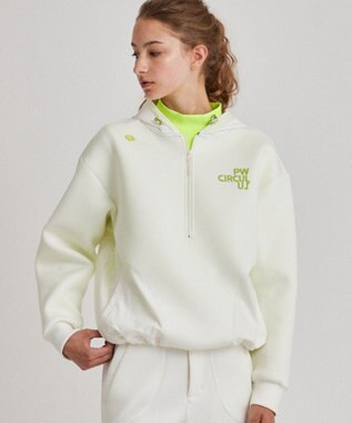 PW CIRCULUS 【WOMEN】NEW ダンボール デタッチャブルフーディー ホワイト系