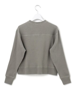 23区 L 【SLOW/一部店舗限定】ワイドリブジャージー カーディガン ライトグレー系