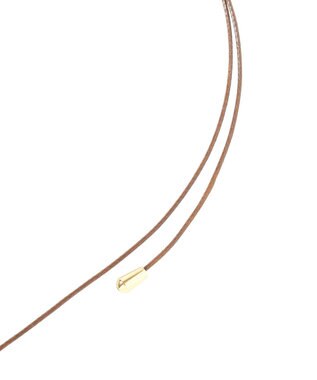 YECCA VECCA パイプコードネックレス Gold