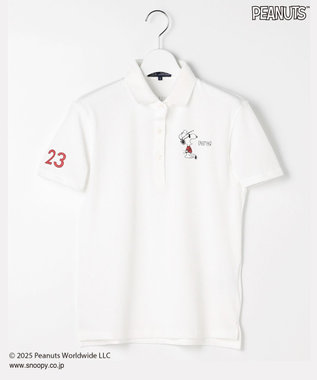 【WOMEN】『PEANUTS』コラボ　「JOE COOL」半袖ポロシャツ