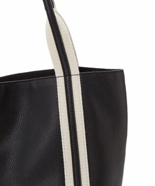 TOPKAPI 【TREASURE TOPKAPI】ソフトシュリンク テープコンビ A4 トート バッグ ブラック