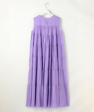 自由区 S コットンティアード ワンピース ラベンダー