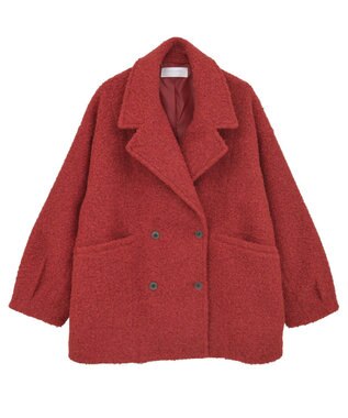 Green Parks ブークレＰコート Red