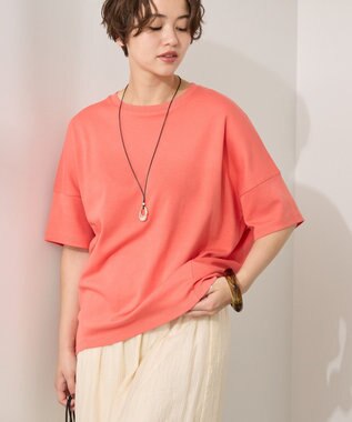 AMERICAN HOLIC 【新色追加】【接触冷感】コクーンシルエットカットソー Orange