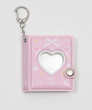 WEGO 【痛バ＆推し活グッズ】リボンハートIDフォトアルバムキーホルダー