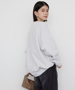 AMERICAN HOLIC ＮＥＢＲＡＳＫＡロゴプリントスウェット② Oatmeal