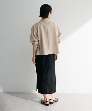 Green Parks 表面感キャミワンピース Black