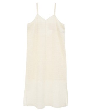 Green Parks 表面感キャミワンピース Ivory