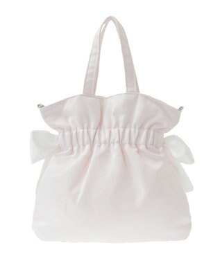 Maison de FLEUR ダブルリボン2Wayトートバッグ Light Pink