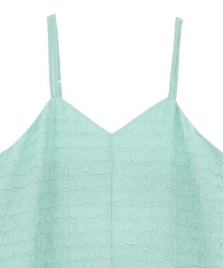 Green Parks 表面感キャミワンピース Light Green