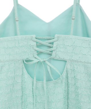 Green Parks 表面感キャミワンピース Light Green