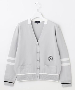 23区GOLF 【WOMEN】【ウォッシャブル】ニットカーデガン ライトグレー系
