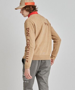 PW CIRCULUS 【MEN】LEOPARD ジャガードニット ベージュ系