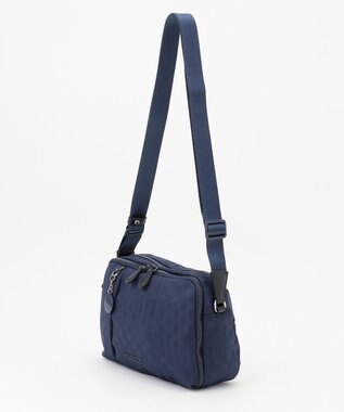 Y'SACCS 【ムック本掲載】Polka Dots スクエアポシェット ネイビー