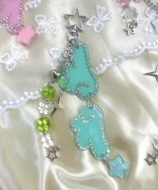 WEGO ANGELビーズセットキーホルダー グリーンその他