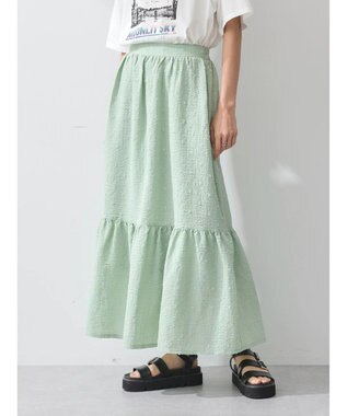 earth music&ecology ドットドビーフレアスカート
