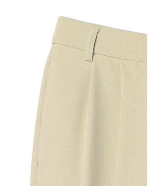 YECCA VECCA タックテーパードパンツ② Black