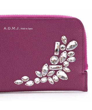 A.D.M.J. 【牛革】モーツァルト/スワロフスキー・クリスタル付オーガナイザーパース SIE
