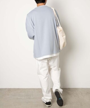 WEGO フェイクレイヤードプルオーバー サックス