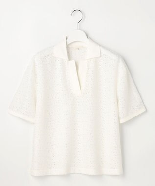 自由区 S ラッセルレースジャージー トップス