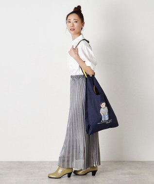 MOONBAT 【2WAY/撥水】POLO RALPH LAUREN フレンチベア ベルト付きレインバッグ ネイビーブルー