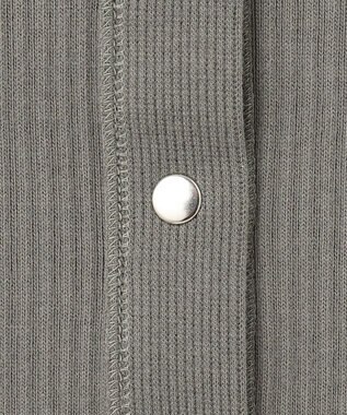 23区 【SLOW/一部店舗限定】ワイドリブジャージー カーディガン モカグレー系