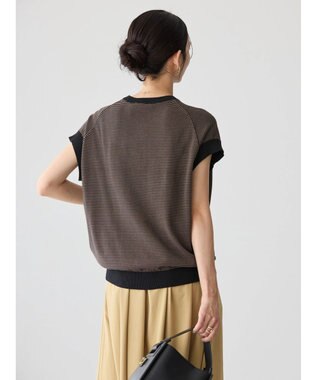 AMERICAN HOLIC フレンチスリーブニットプルオーバー Border