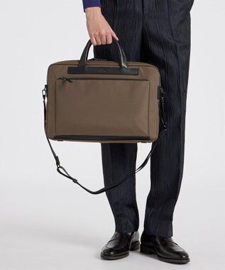Paul Smith PS Paul Smith ビジネス ナイロン 2Wayブリーフケース ベージュ